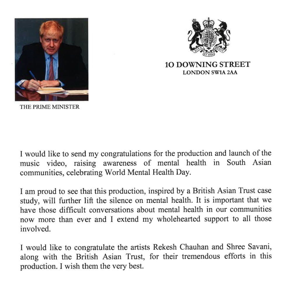 Prime Minister Letter